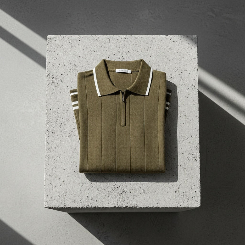 Men's Polo Short Sleeve - Olive Green - Lifestyle Inspiration