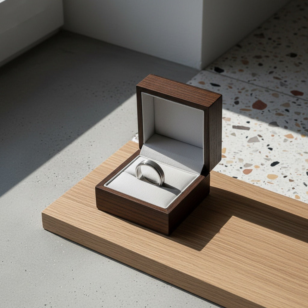 Mens Stainless Steel Rings - Platinum - Lifestyle Inspiration