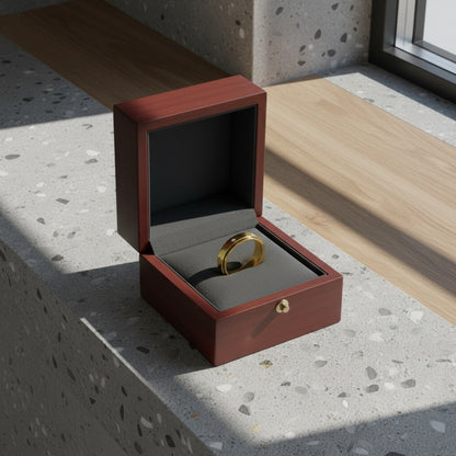 Mens Stainless Steel Rings - Brass - Lifestyle Inspiration
