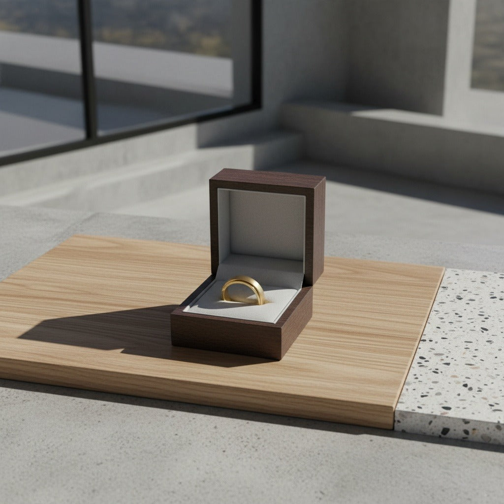 Mens Stainless Steel Rings - Gold - Lifestyle Inspiration