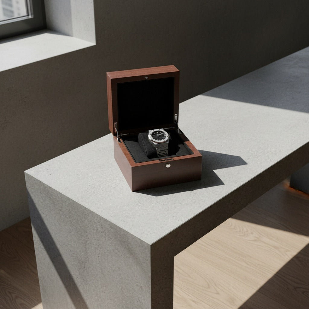 Mens Stainless Steel Watch - Brushed Chrome - Lifestyle Inspiration