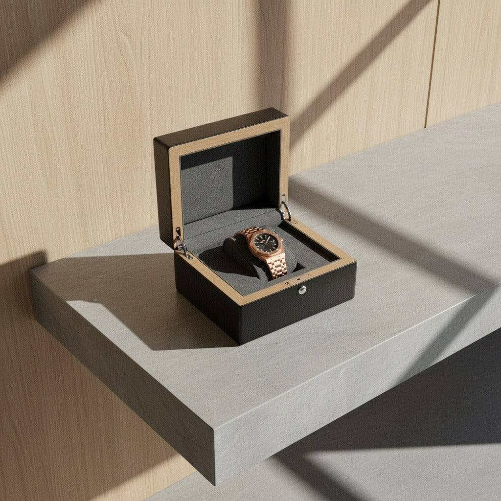 Mens Stainless Steel Watch - Rose Gold - Lifestyle Inspiration