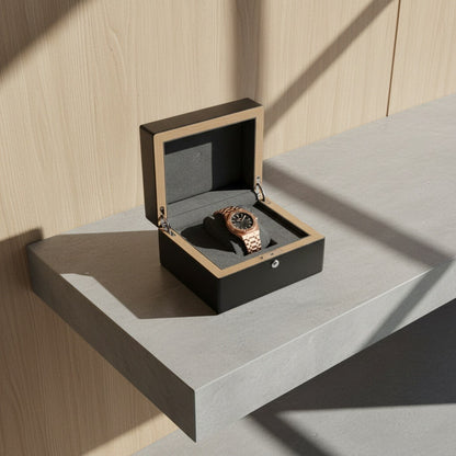 Mens Stainless Steel Watch - Rose Gold - Lifestyle Inspiration