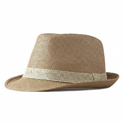 Men's Straw Hat - Straw - Front View