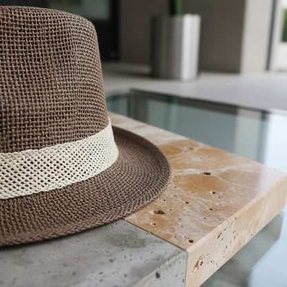 Men's Straw Hat - Java - Back View