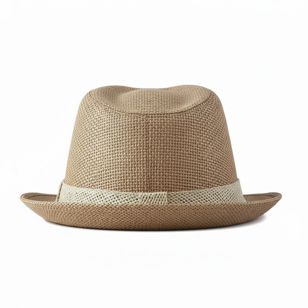 Men's Straw Hat - Straw - Fabric Detail