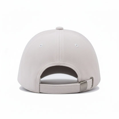 Mens Suede Cap - Off-White - Fabric Detail