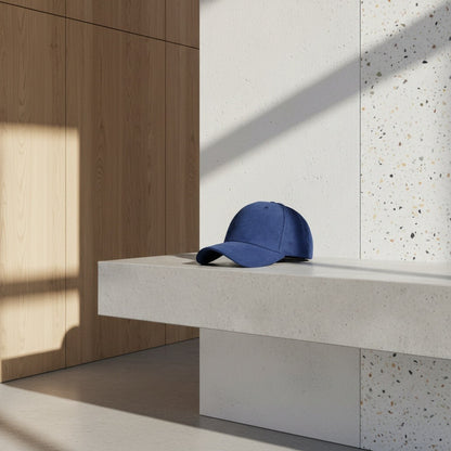 Mens Suede Cap - Royal Blue - Lifestyle Inspiration