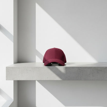 Mens Suede Cap - Burgundy - Lifestyle Inspiration