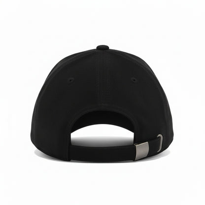 Mens Suede Cap - Black - Fabric Detail