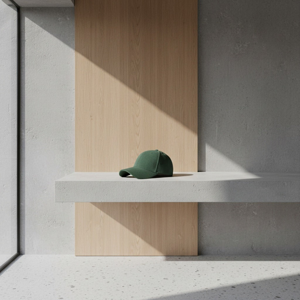 Mens Suede Cap - Forest Green - Lifestyle Inspiration