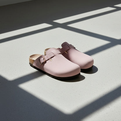Mens Suede Clogs - Dusty Rose - Lifestyle Inspiration