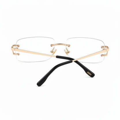 Men's Sunglasses Vintage - Golden Vision - Fabric Detail