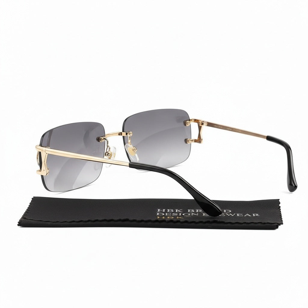 Men's Sunglasses Vintage - Platinum Haze - Fabric Detail