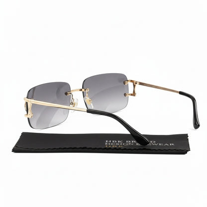 Men's Sunglasses Vintage - Platinum Haze - Fabric Detail