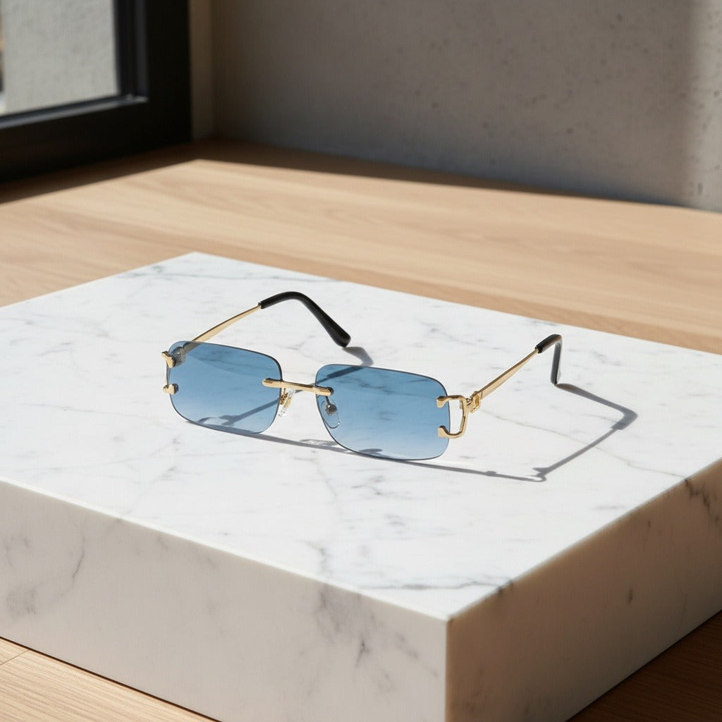 Men's Sunglasses Vintage - Skyline Blue - Lifestyle Inspiration