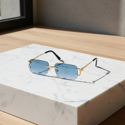 Men's Sunglasses Vintage - Skyline Blue - Lifestyle Inspiration