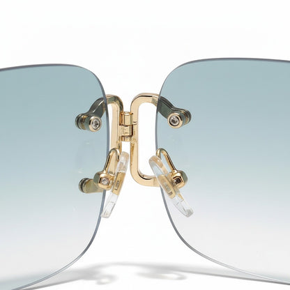 Men's Sunglasses Vintage - Aqua Mist - Texture Close Up