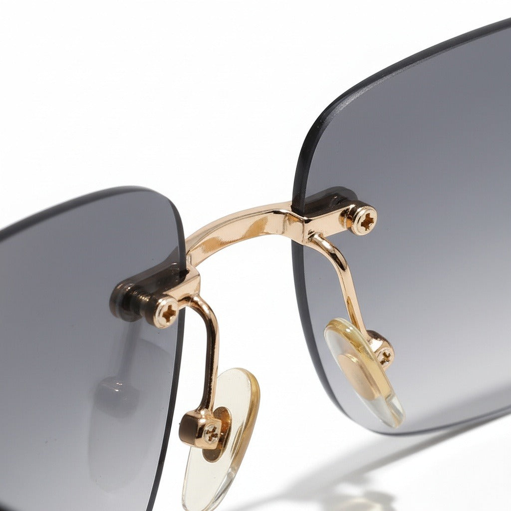 Men's Sunglasses Vintage - Mystic Grey - Texture Close Up