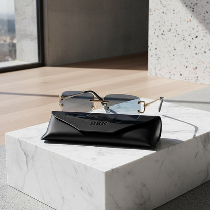 Men's Sunglasses Vintage - Gradient Blue - Lifestyle Inspiration