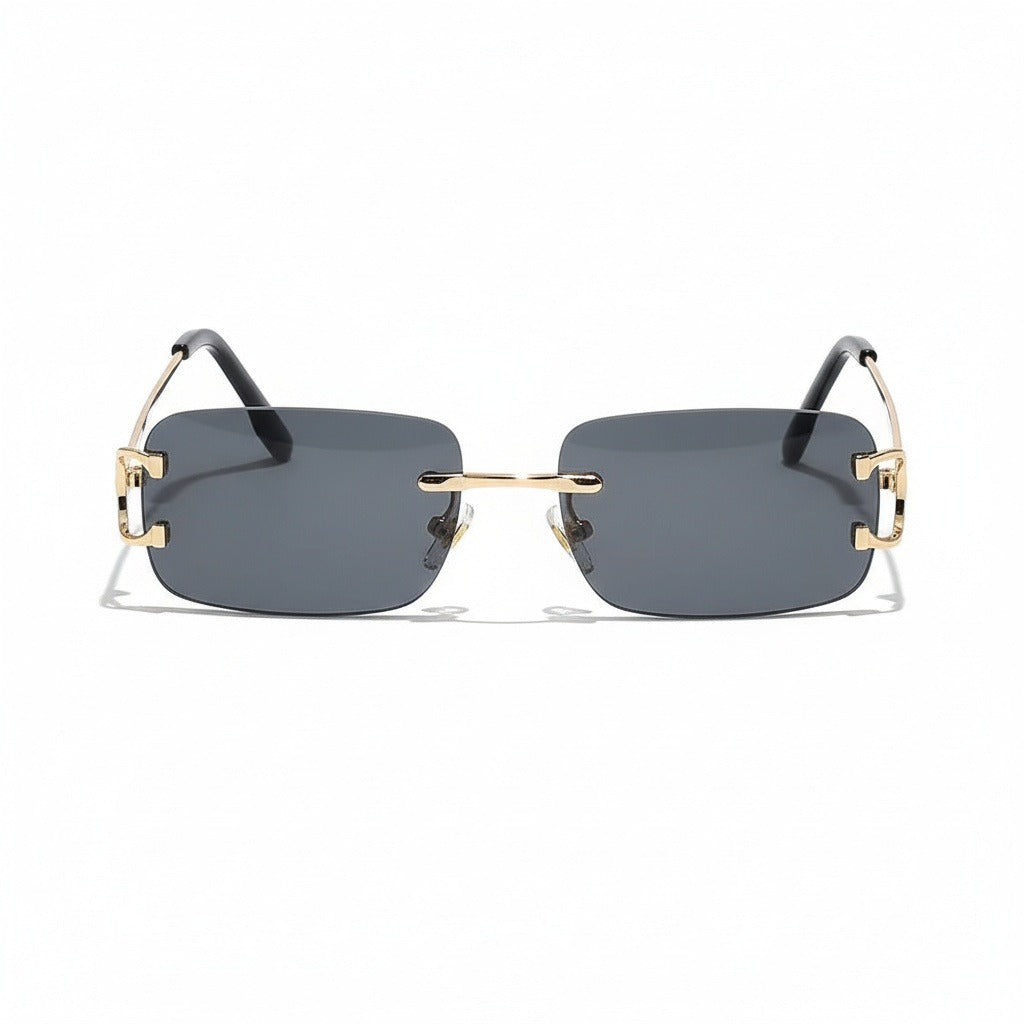 Men's Sunglasses Vintage - Obsidian Glare - Front View