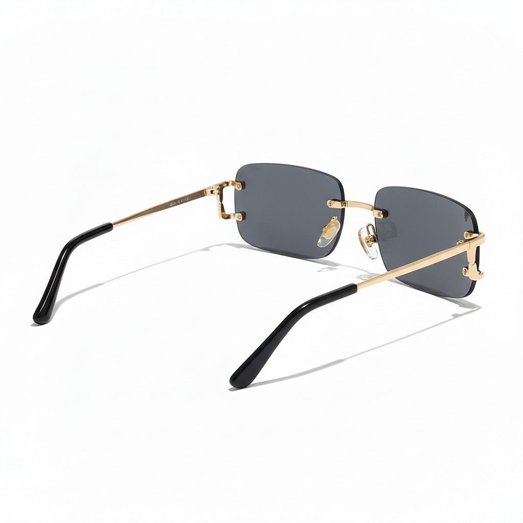 Men's Sunglasses Vintage - Obsidian Glare - Fabric Detail