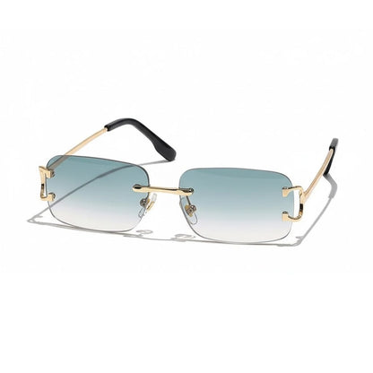 Men's Sunglasses Vintage - Mirage Blue - Front View