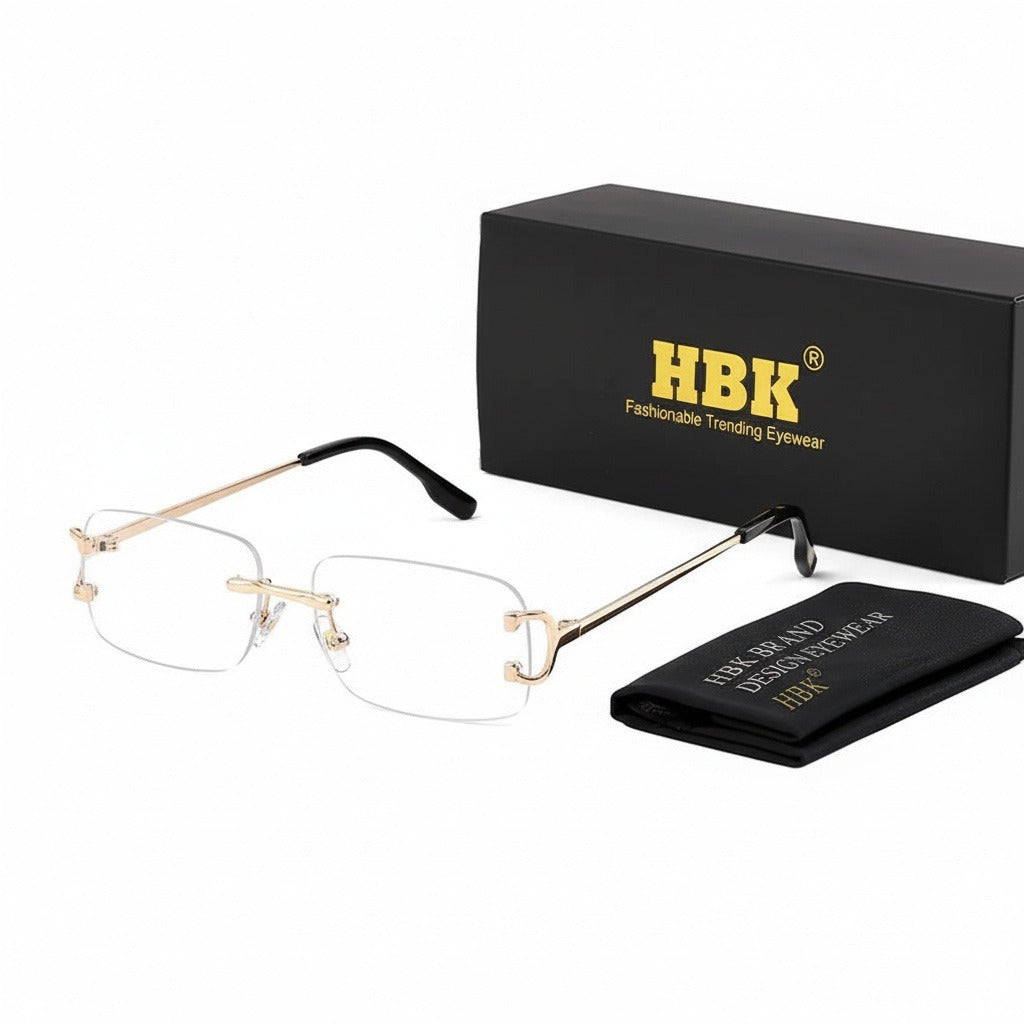 Men's Sunglasses Vintage - Golden Vision - Front View