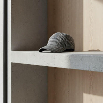 Mens Tartan Caps - Prince Of Wales Check - Lifestyle Inspiration
