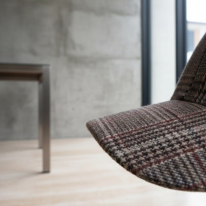 Mens Tartan Caps - Glen Plaid - Back View
