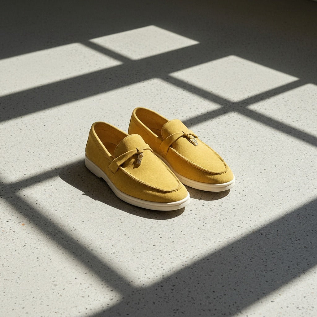 Mens Tassel Loafers - Ochre - Lifestyle Inspiration