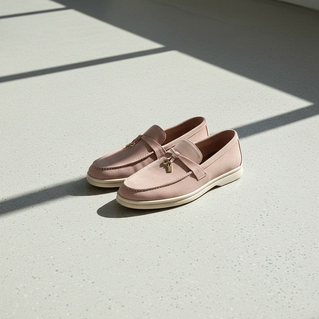 Mens Tassel Loafers - Rose Mist - Lifestyle Inspiration