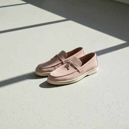 Mens Tassel Loafers - Rose Mist - Lifestyle Inspiration