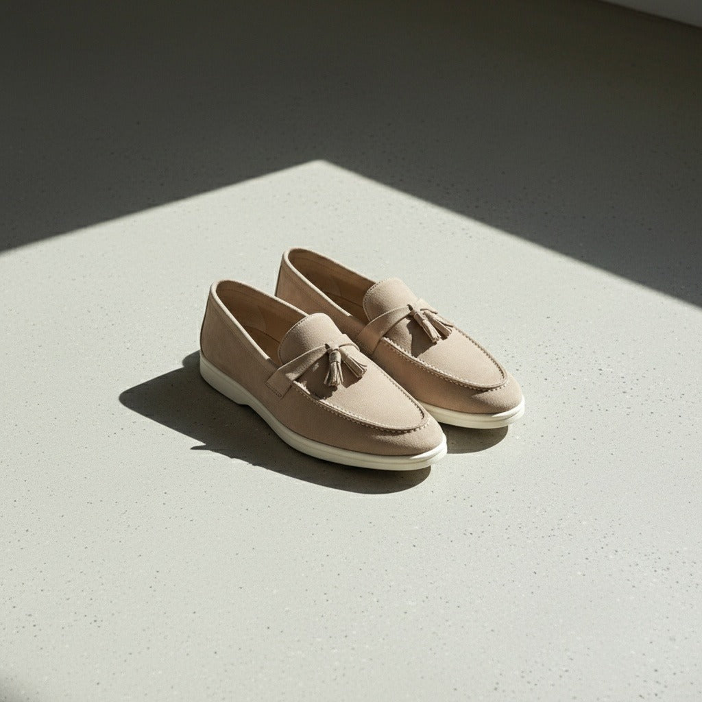 Mens Tassel Loafers - Fawn - Lifestyle Inspiration