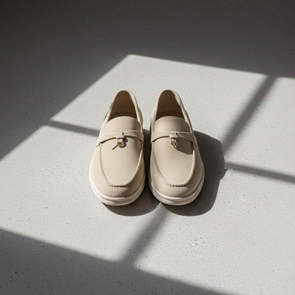 Mens Tassel Loafers - Beige - Lifestyle Inspiration