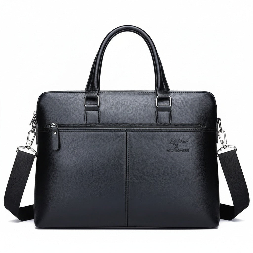 Mens Travel Document Holder - Midnight - Front View