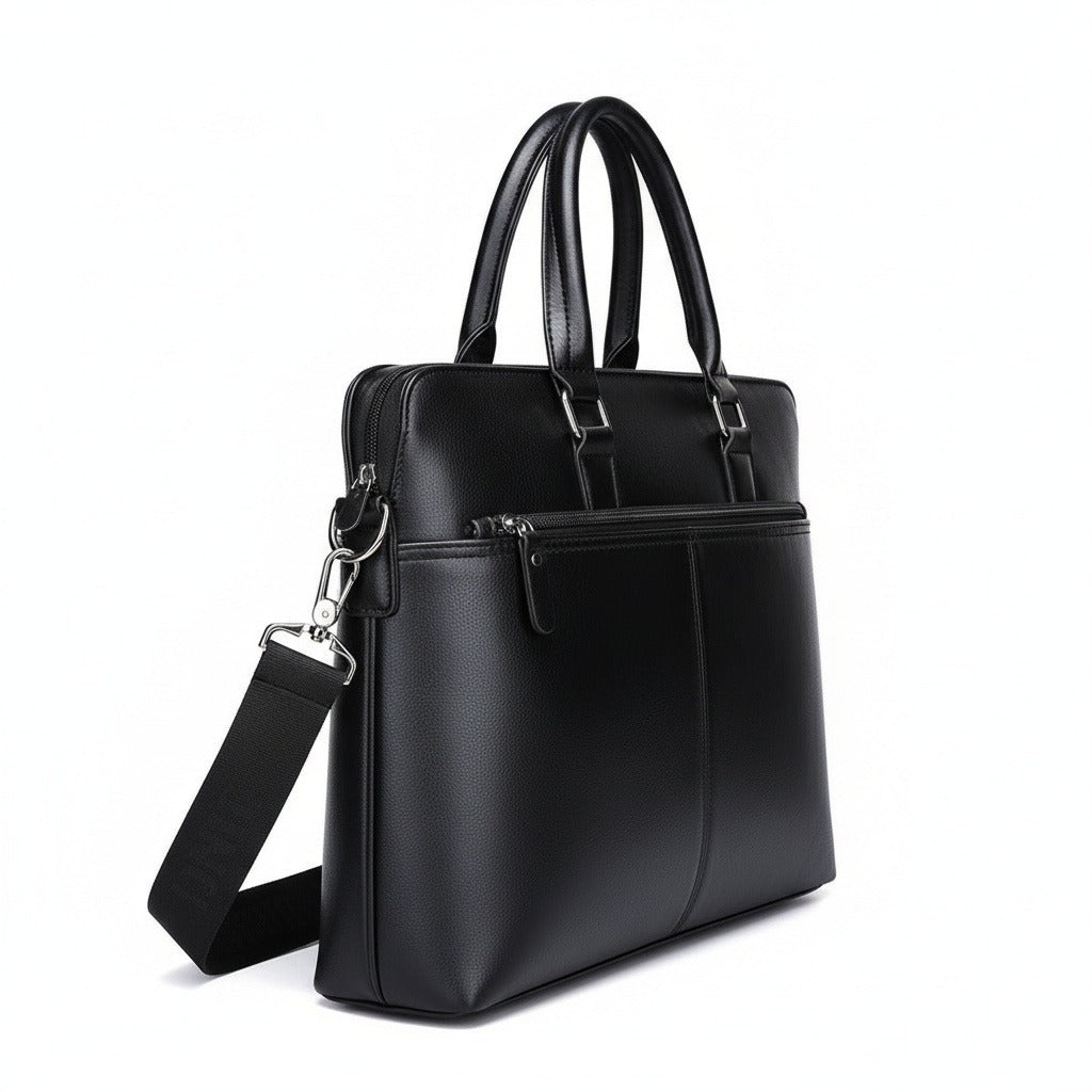 Mens Travel Document Holder - Midnight - Fabric Detail