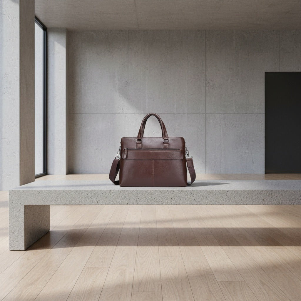 Mens Travel Document Holder - Brown - Lifestyle Inspiration