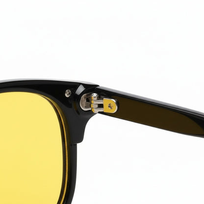 Men's Yellow Tint Sunglasses - Yellow - Texture Close Up