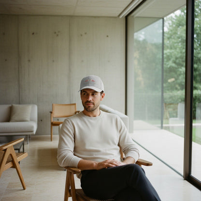 Monaco Yacht Club Cap - Silver - Side Profile