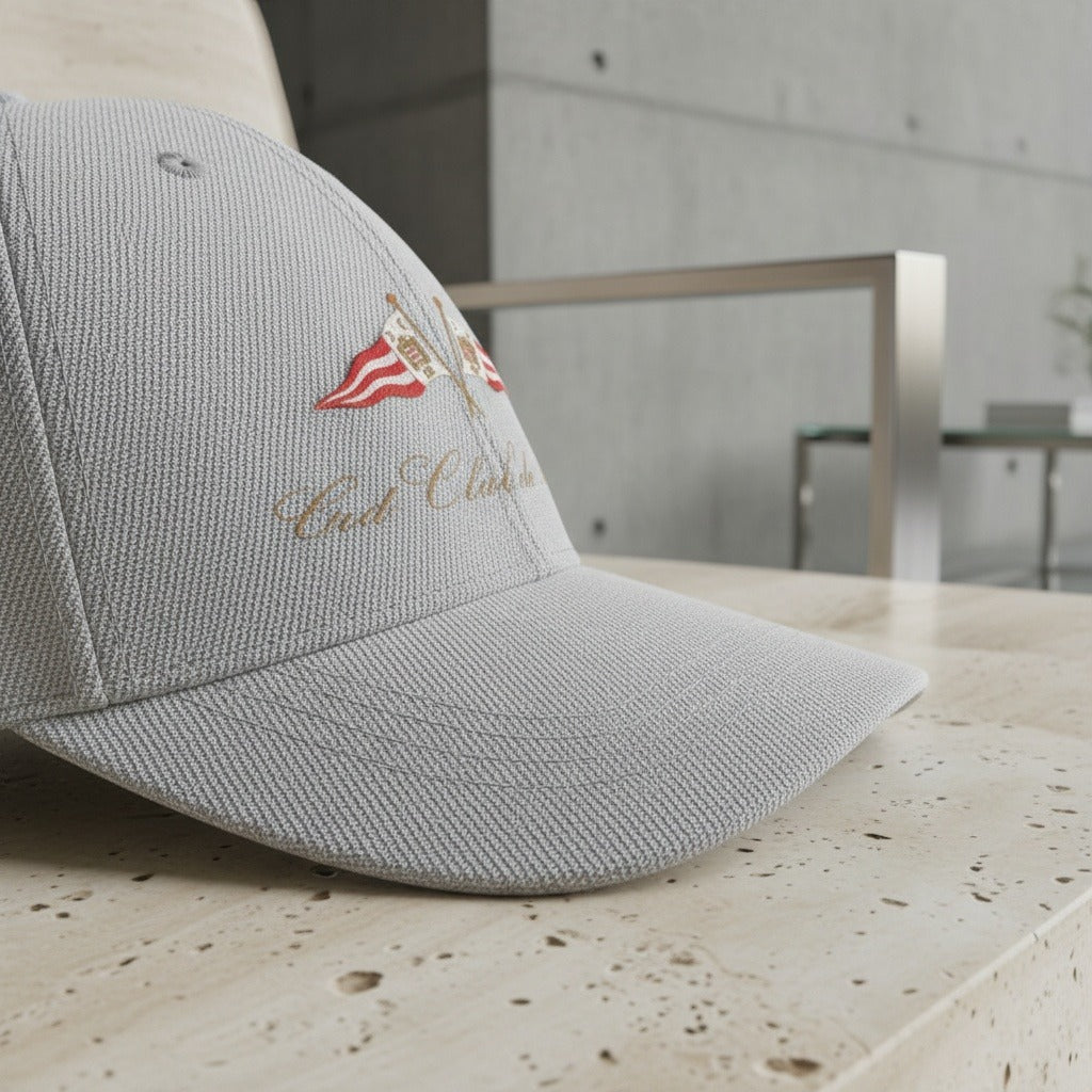 Monaco Yacht Club Cap - Silver - Back View
