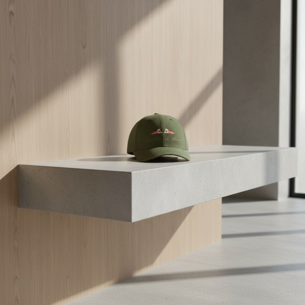 Monaco Yacht Club Cap - Olive Green - Lifestyle Inspiration
