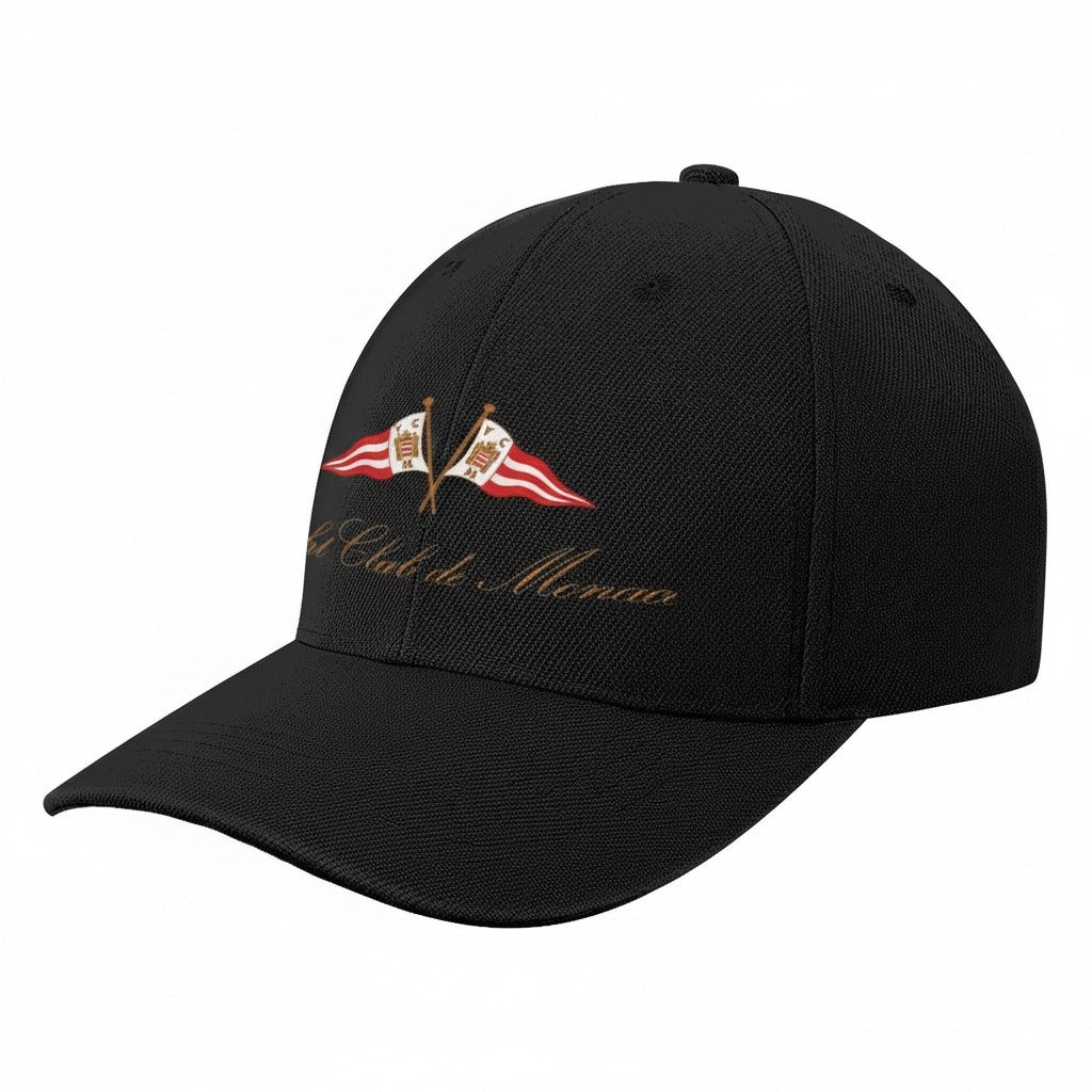 Monaco Yacht Club Cap - Black - Front View