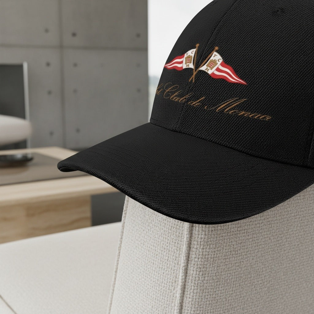 Monaco Yacht Club Cap - Black - Back View