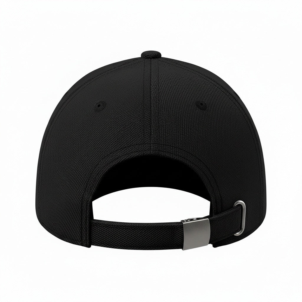 Monaco Yacht Club Cap - Black - Fabric Detail