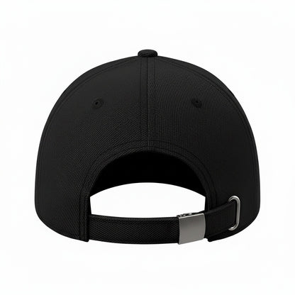 Monaco Yacht Club Cap - Black - Fabric Detail