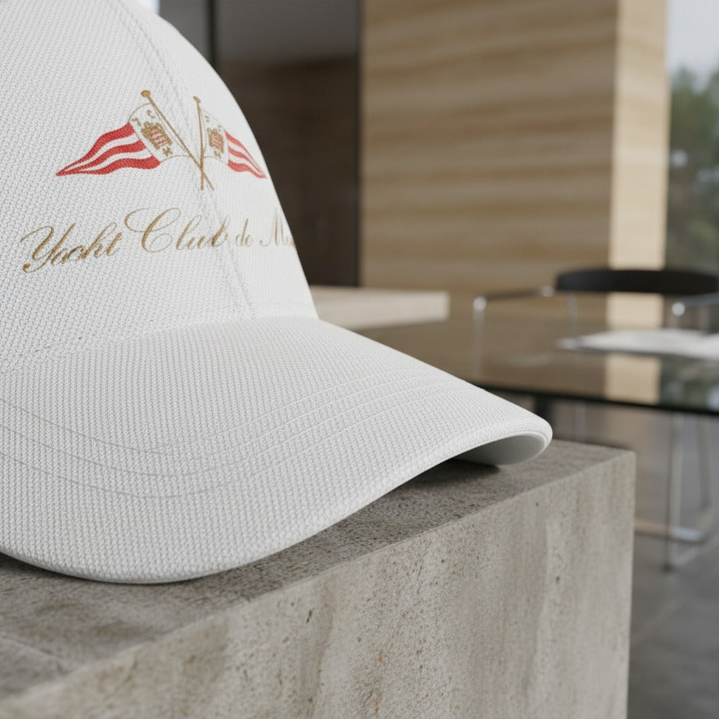 Monaco Yacht Club Cap - White - Back View