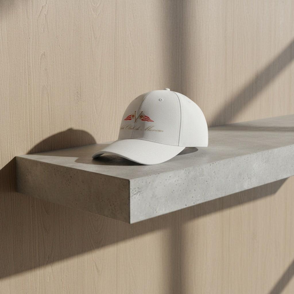 Monaco Yacht Club Cap - White - Lifestyle Inspiration