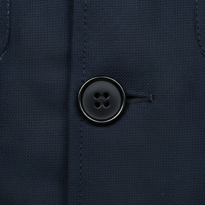 Navy Blue Safari Jacket - Navy Blue - Texture Close Up