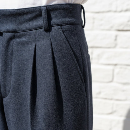 Navy Gurkha Trousers - Navy - Back View
